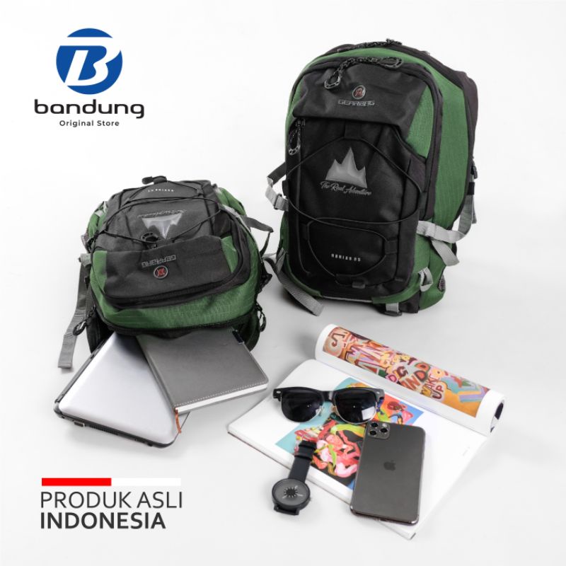 Original - Tas Ransel Pria Wanita Keril 25 Liter Terbaru | Backpack Punggung Gunung | Tas Laptop Travelling Adventure Termurah