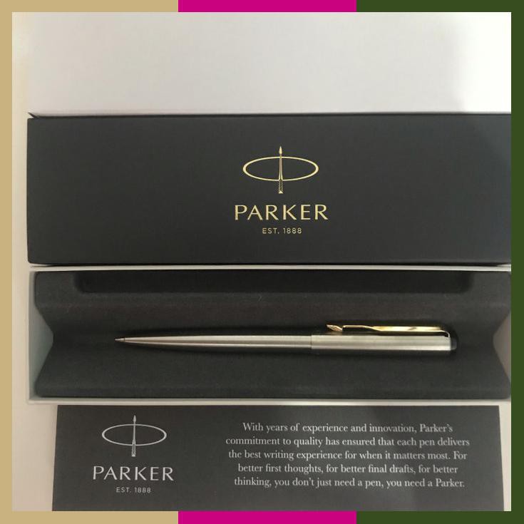 

Pulpen Parker Vektor Ss Gold Trim Klip Emas