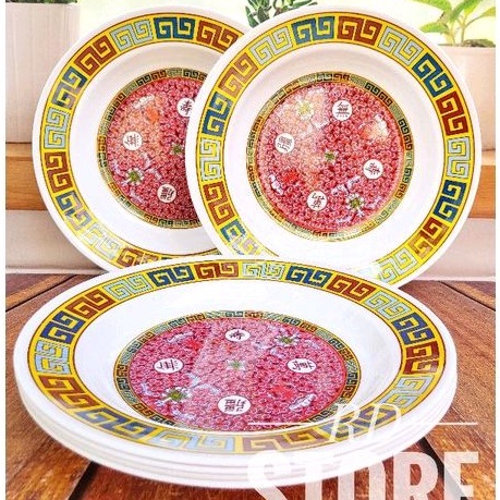 PROMO 3.PCS PIRING MAKAN MOTIF MELAMINE MEISING