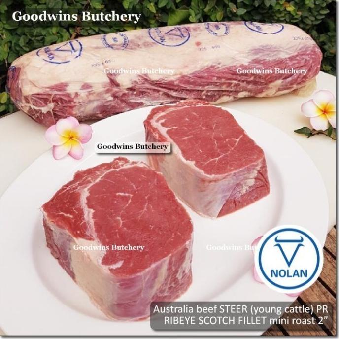 

600G 1Pc Mini Roast Ribeye Cuberol Beef Pr Steer Australia Nolan Ee39Keogff