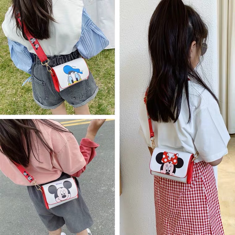 Khatinstore Tas Selempang Anak / Tas Anak / Sekolah / Waistbag / Kids / Motif Disney /  Unisex / Lucu / Terbaru 2022 / Import - 298