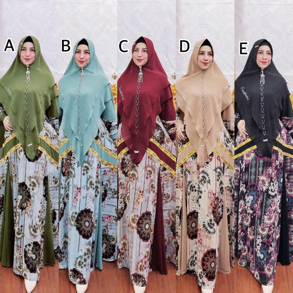 1 - Gamis Syari Wanita Ramadhani - by Syafeera