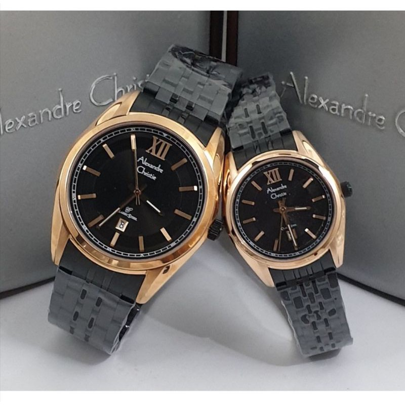JAM TANGAN COUPLE ALEXANDRE CHRISTIE 8501 AC 8501MD-LD Ac 8501 ORIGINAL [ GARANSI RESMI 1 TAHUN ]