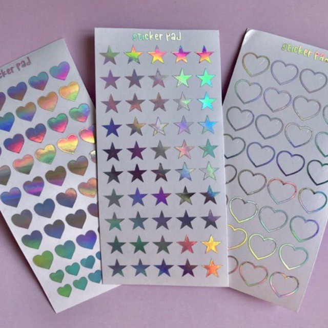 

STICKERPAD Hologram journal sticker Stiker jurnal murah hologram