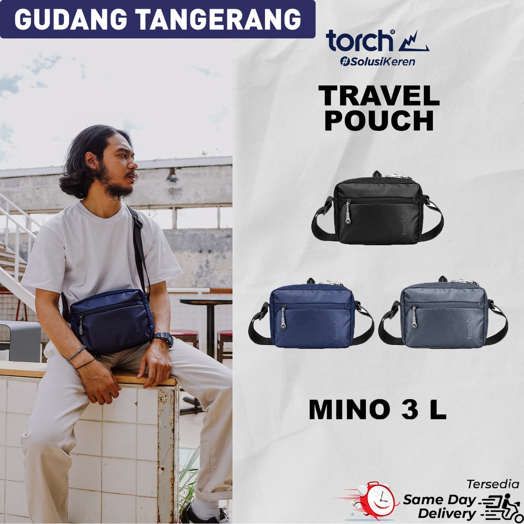 Torch Tangerang Tas Selempang Travel Pouch Mino 3L