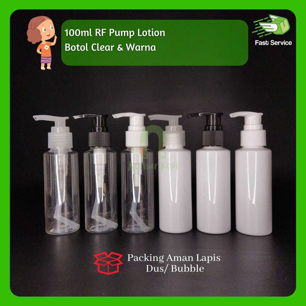 Botol 100ml RF Clear Pump Lotion