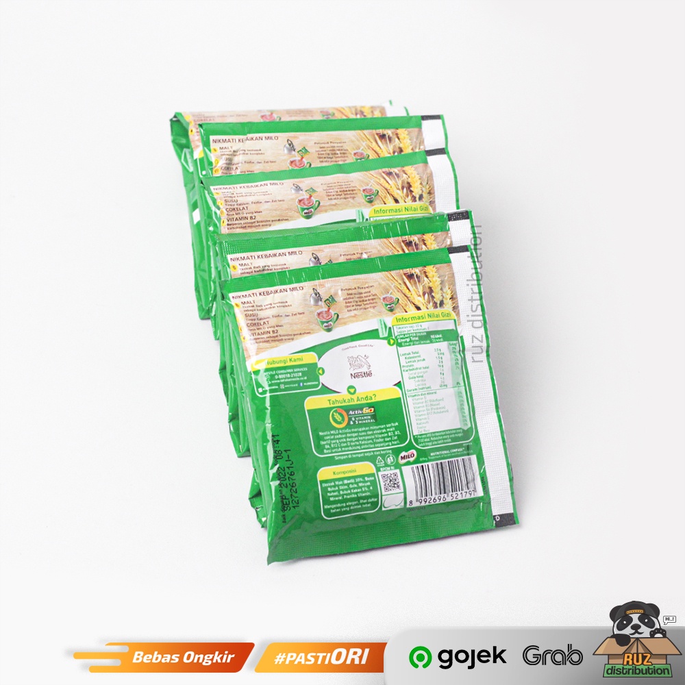 SUSU MILO ACTIV GO 10 Sachet Gratis 1 - MILO RENCENG 10 Gratis 1