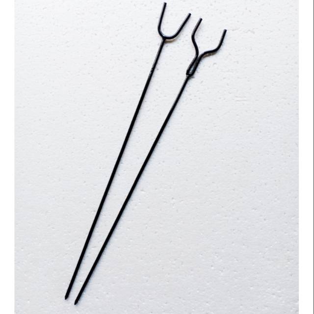 Sepasang Jagrag Stager Cagak Steger tiang Besi Penyangga Joran Pancing