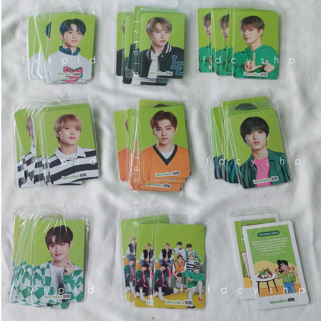 Ready Photocard NCT DREAM x LEMONILO Special Edition PC Mark Jeno Jaemin Renjun Haechan Jisung Chenl
