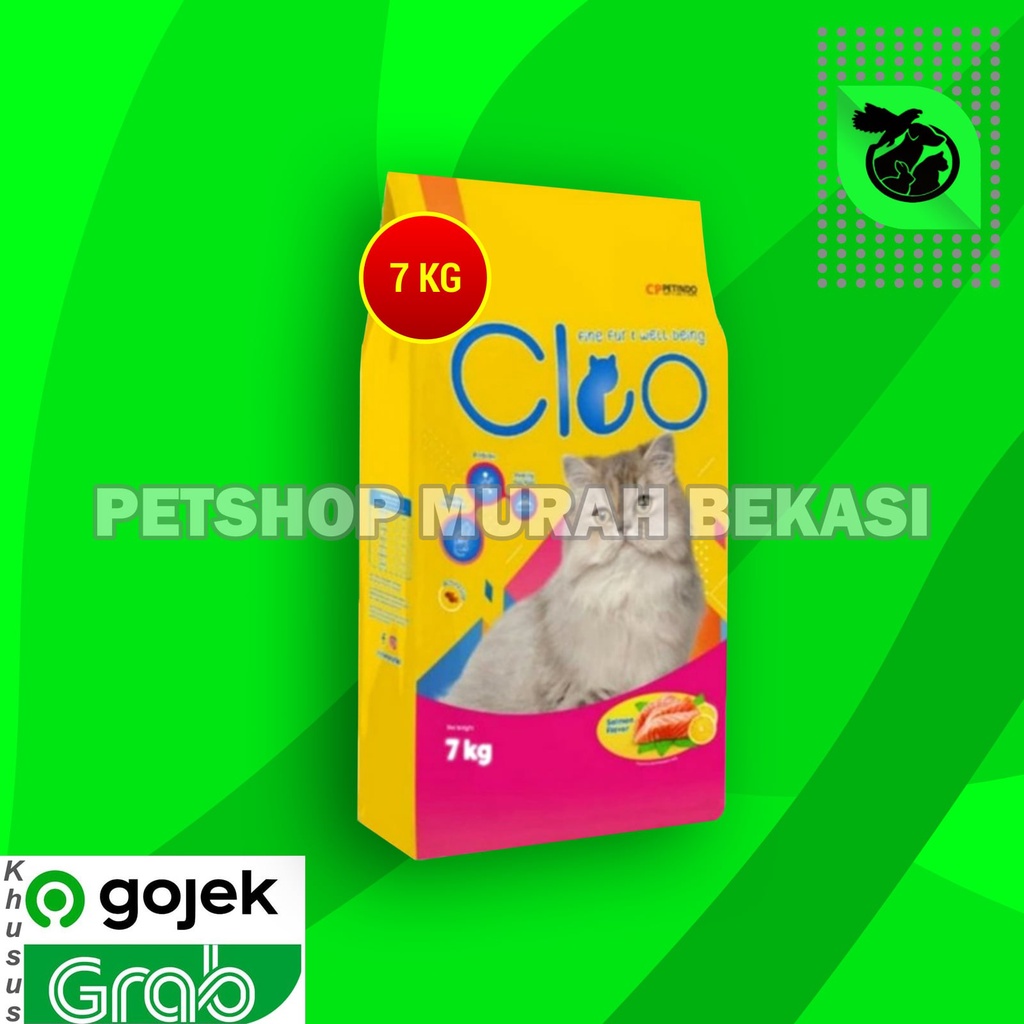 [GOSEND] Makanan Kucing Dewasa Cleo Salmon 7kg Cat Food Cleo Adult Salmon 7 kg