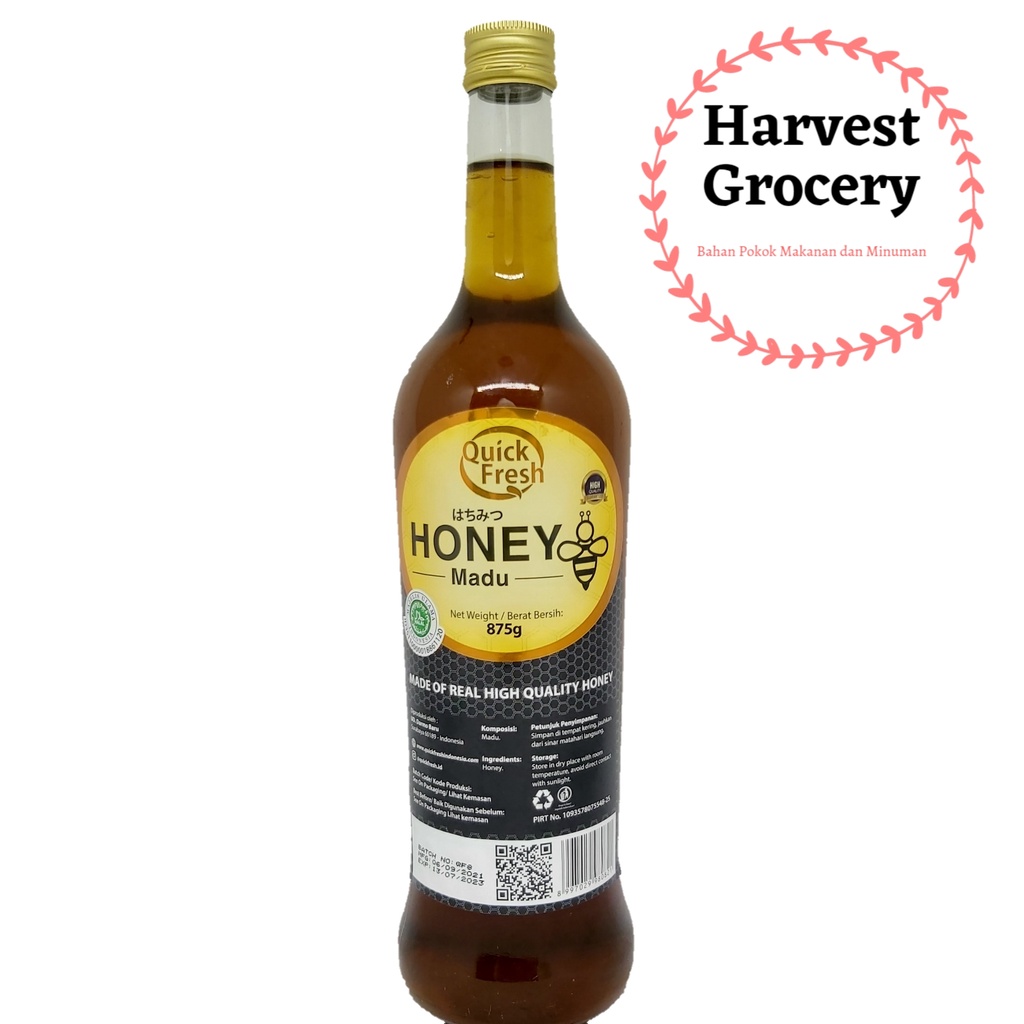

Honey / Madu Murni Quick Fresh High Quality 875 Gram