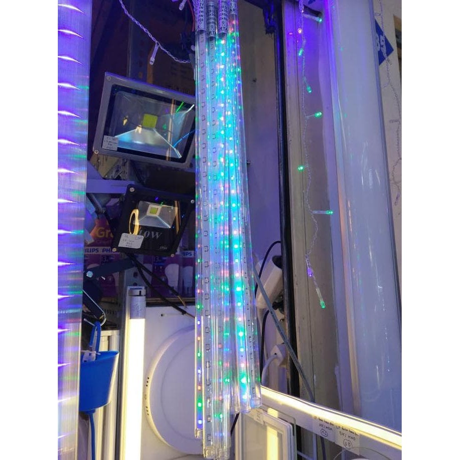 Lampu Meteor LED Isi 10pcs Bintang Jatuh Rain Snow Taman Hias Meteor