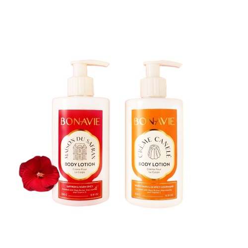 Bonavie Body Lotion Package Crème Canele &amp; Maison du Safran