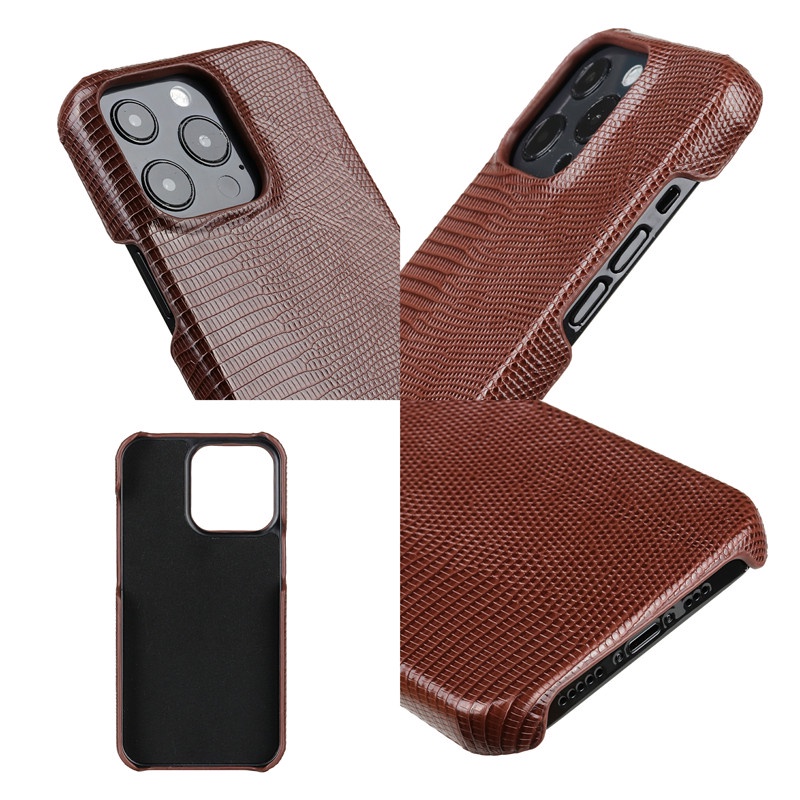 Lizard case Pelindung Bahan Kulit Untuk iPhone XS-13 pro max 12 11 XR