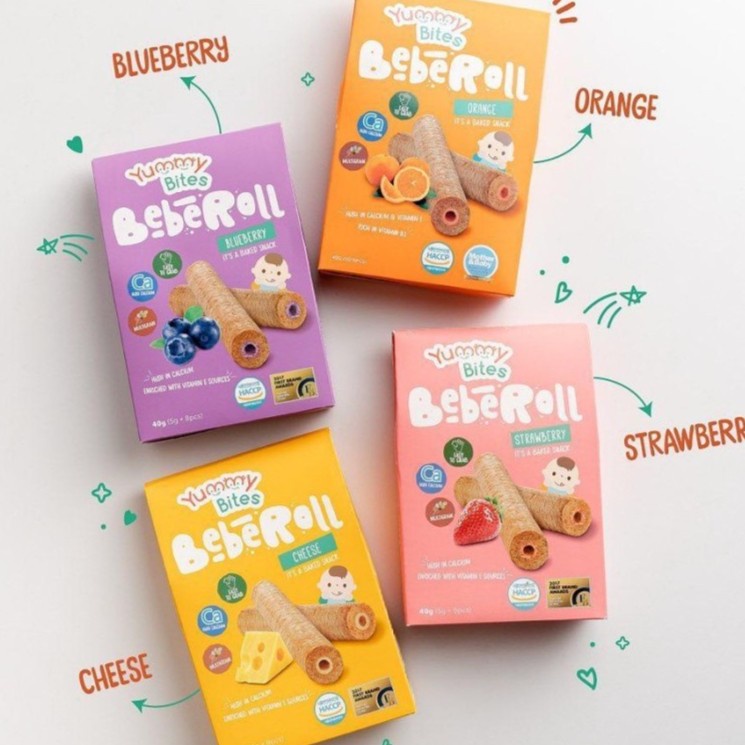 Yummy Bites Beberoll 40gr / Snack bayi