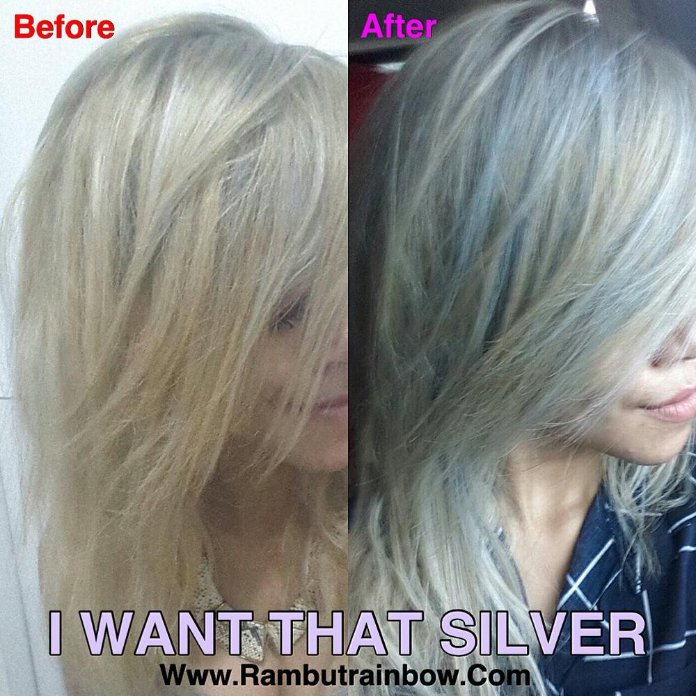 Jual Silver Toner  Grey Toner  cat  rambut  Silver Grey Murah 