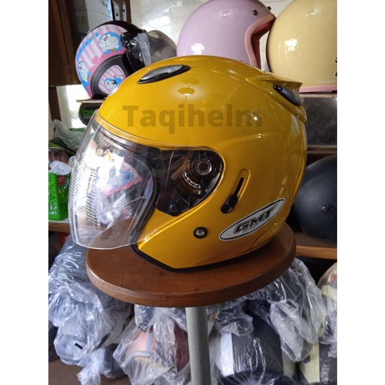 Helm Dewasa Pria Wanita GIX GMT Centro Azzuri Double Visor SNI Original