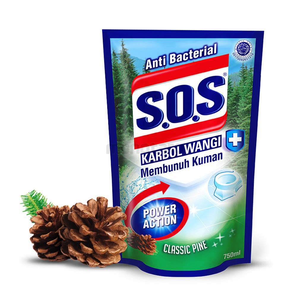 SOS Pembersih Lantai Reffill 750/700 mL