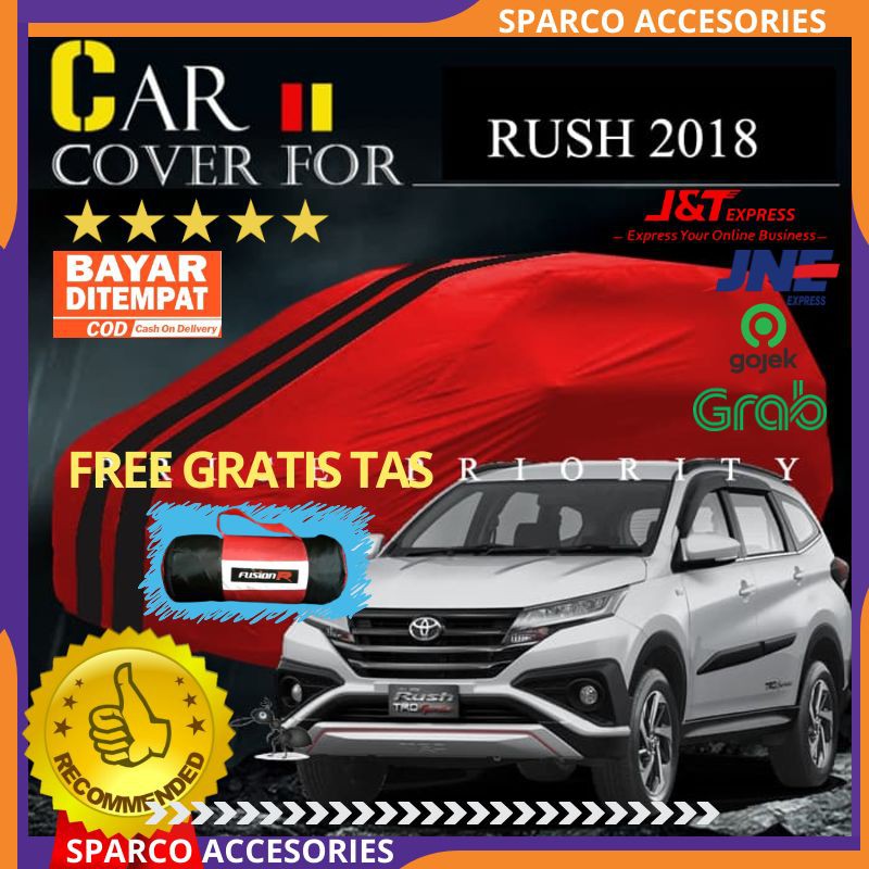BODY COVER ALL NEW RUSH COVER MOBIL ALL NEW RUSH WATERPROOF COVER SELIMUT SARUNG MOBIL RUSH
