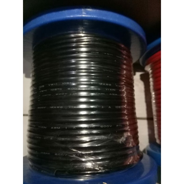 Kabel Awg12 1rol panjang 30meter serabut tembaga putih kabel 12awg