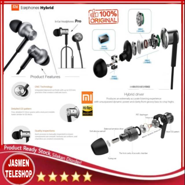 Headset Original Xiaomi Mi Piston 4