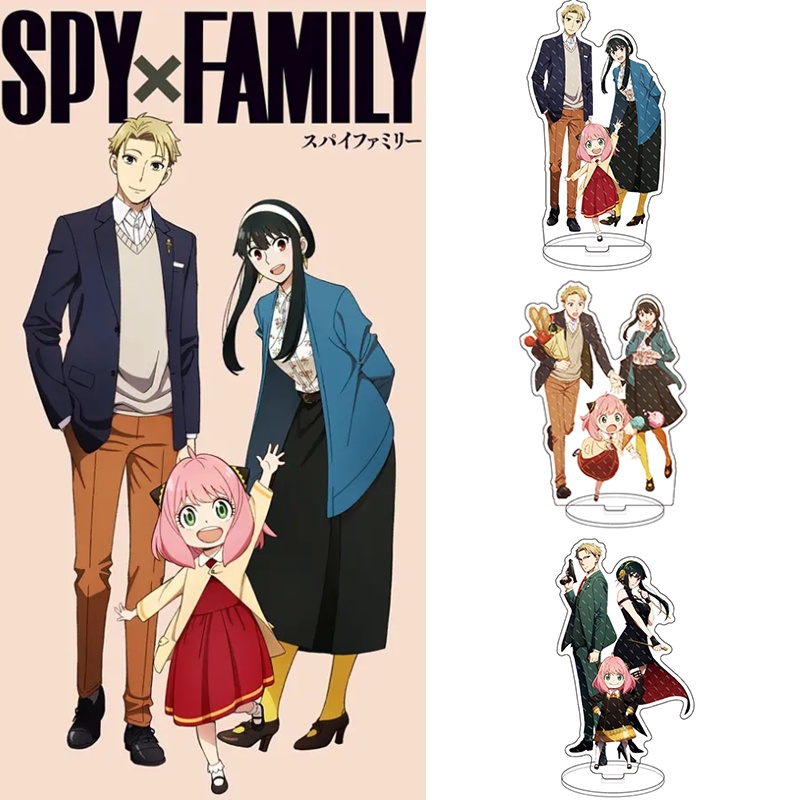 Yor Stand Figure Senja Akrilik Forger SPY X FAMILY Plate Anya Model Mainan