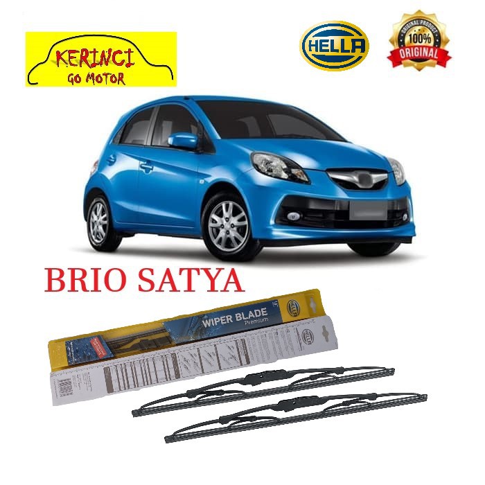 WIPER HONDA BRIO SATYA HELLA PREMIUM 22&quot; &amp; 16&quot; - WIPER HELLA SEPASANG