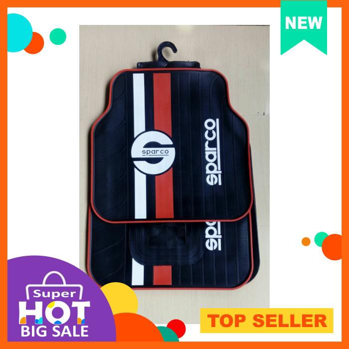 Karpet Mobil Racing New Sparco Warna Hitam