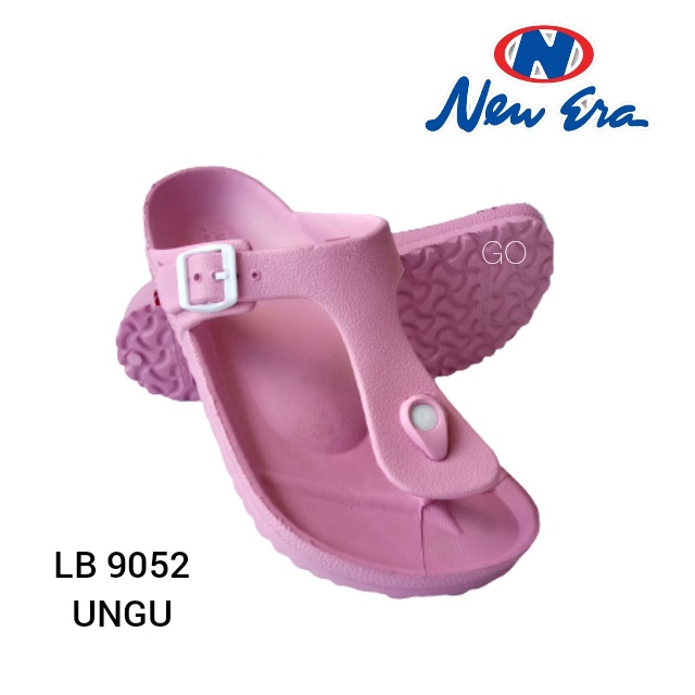 gos SANDAL NEW ERA LB E 9052 ORIGINAL SANDAL JEPIT SANDAL KARET Sandal Wanita  UKURAN 37-40