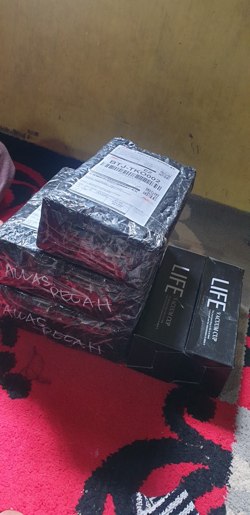 [motif Kotak] Termos 500 Ml Vacuum Flask - Termos Air