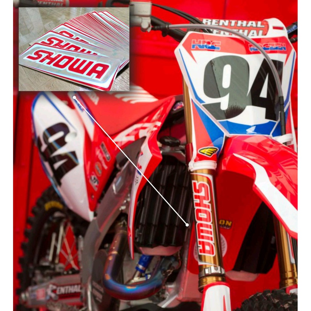Stiker Shockbreaker  USD SHOWA CRF Limited