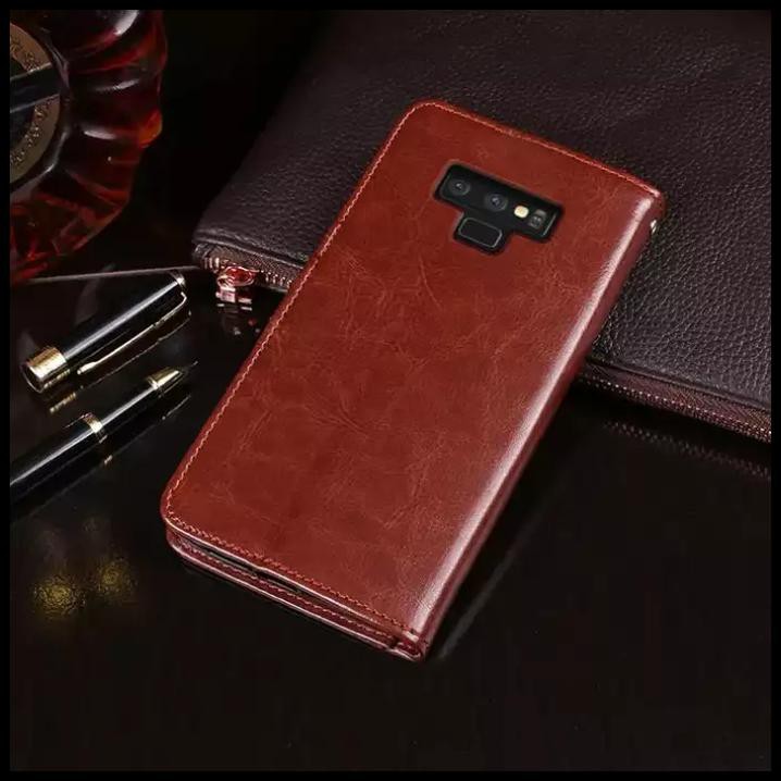 Flip Cover Handphone Flip Wallet Kulit Leather Cover Samsung Galaxy Note 9 Note9