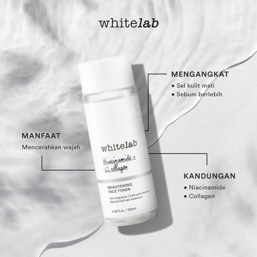 Whitelab Brightening Face Toner Whitening Perawatan Kecantikan Wajah