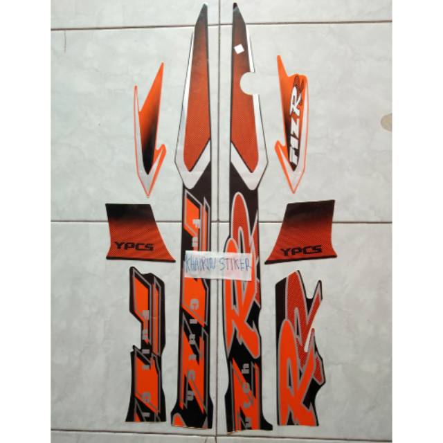 Striping fiz r 2002 hitam orange
