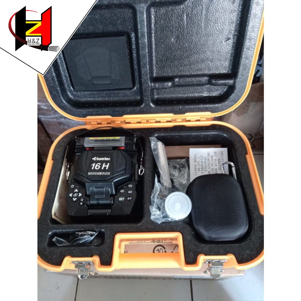 Splicer Tumtec 16H/Fusion Splicer Tumtec FST 16H/Alat Sambung Fiber Optik FTTH