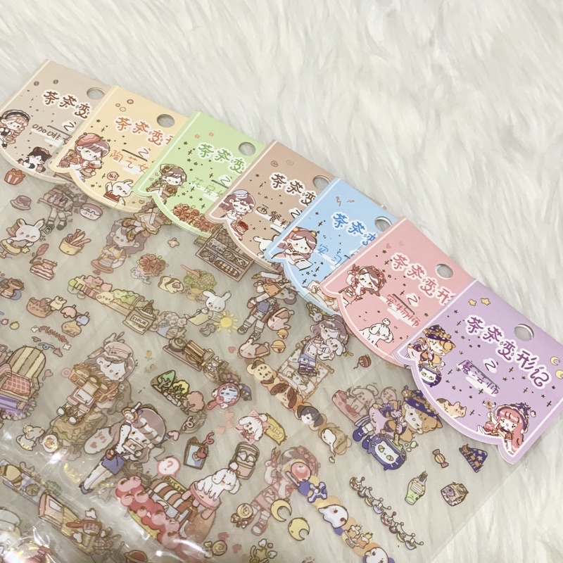 

STICKER KOREAN DECOR JOURNAL HOLOGRAM