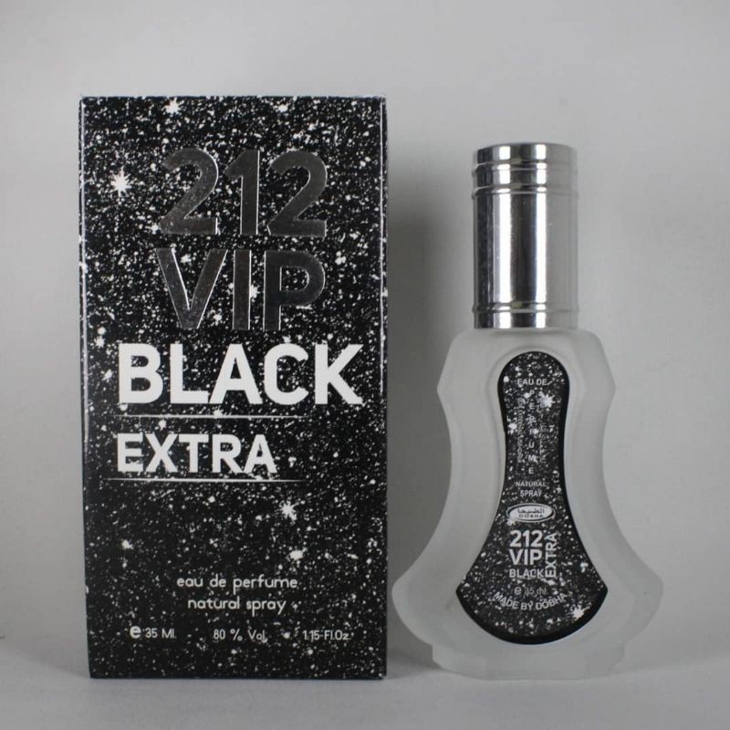 Parfum Dobha Spray Aroma 212 VIP BLACK EXTRA 35ML Original