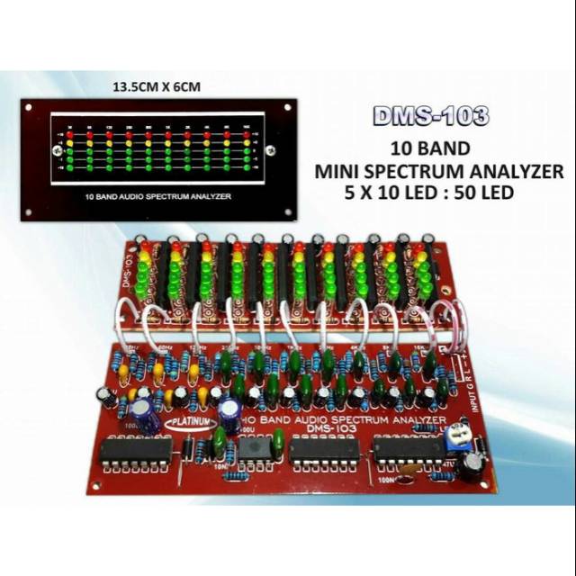 SPECTRUM ANALYZER 10 BAND DMS-103