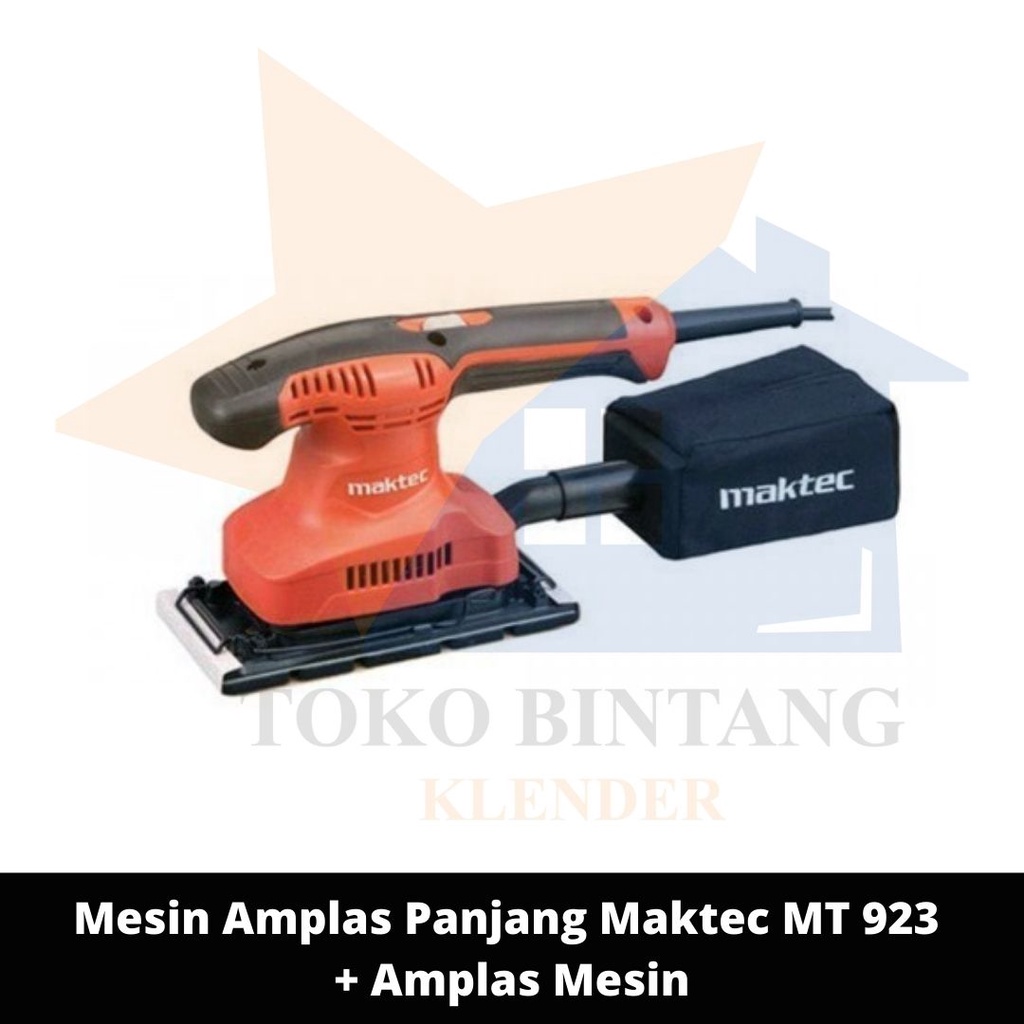 Mesin Amplas Panjang Maktec MT 923 + Amplas Mesin