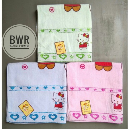 HANDUK MANDI BAYI- HANDUK TWIN TANGGUNG WARNA- HANDUK BAYI MURAH 50x100