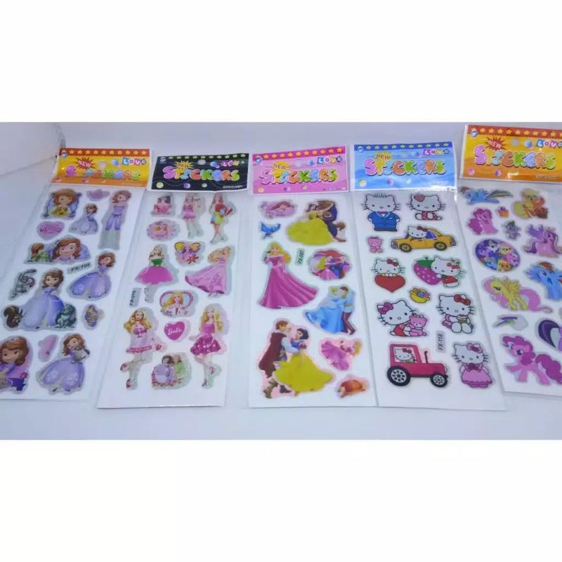 stiker sticker timbul pendek  / stiker timbul / stiker bts / stiker / sticker / bts / bt21