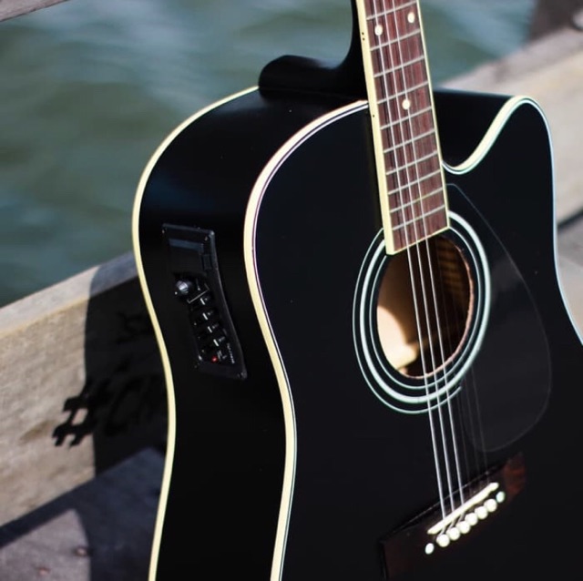 gitar akustik elektrik yamaha blackdoff eq custom preamp