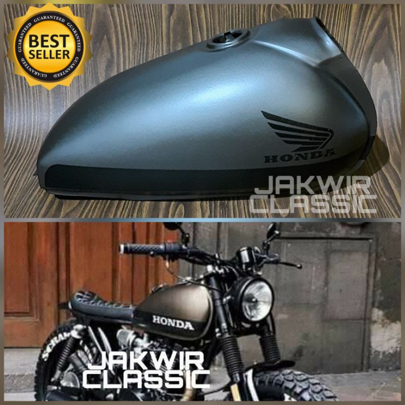 Tengki trail klasik model DT 100 X tangki trail tua yamaha  DT100 tengki trail jadul trail vintage