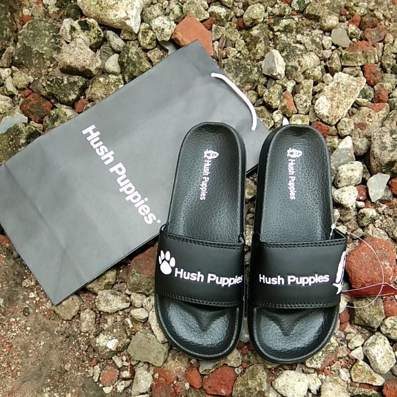 Sandal slide on pria wanita hush puppies// sandal santai