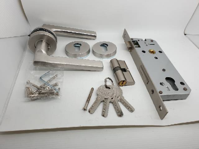 handle roses stainless + kunci