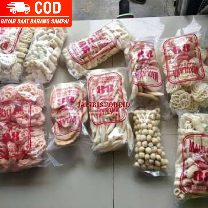 

(JAMBISTOREID) JAMBI LANGSUNG KIRIM All Varian Kerupuk Kemplang Maulana 88 250gram Krupuk Bulat Kecil Medium Cincin Keriting Sanggul Mini Buncis Super Kancing Peser Kakap Premium Tenggiri 80 Tenggiri Getas Bangka Panggang Sanggul Super Tenggiri GaloGaloe