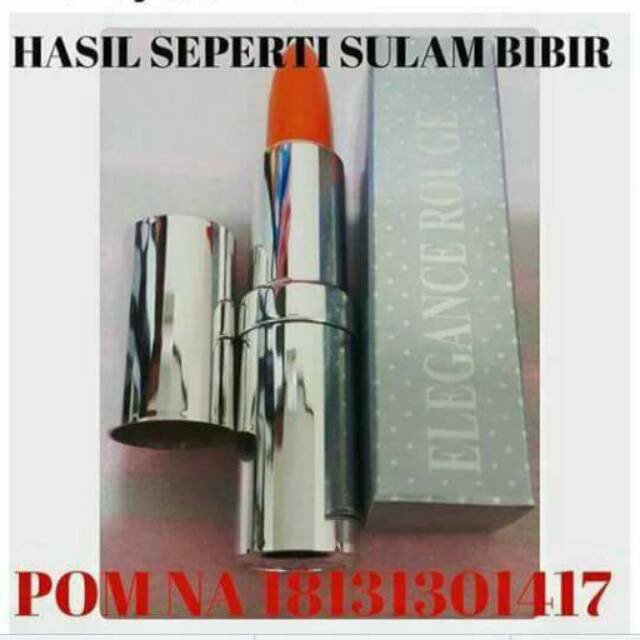 Lipstick elegance rouge hasil seperti sulam bibir - lipstik mate sulam bibir