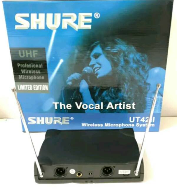 Mic wireless Shure UT42ll /UT42 II 2 MIC PEGANG