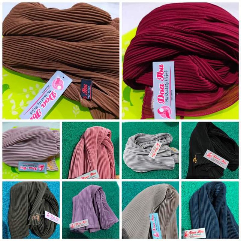 pasmina plisket doa ibu