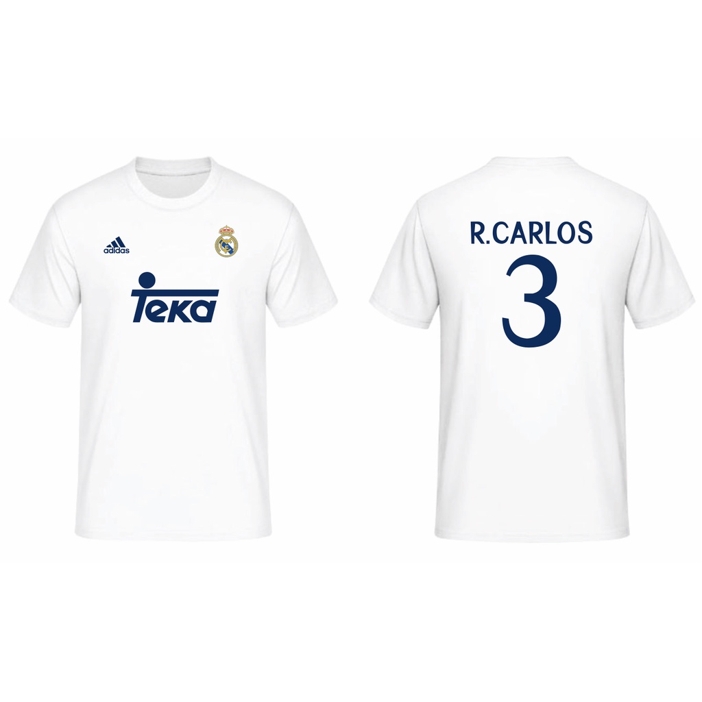 T-SHIRT KAOS REAL MADRID 1999/2000 ROBERTO CARLOS